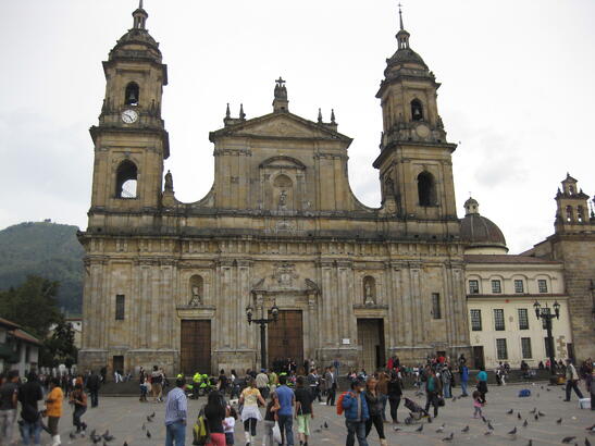 Central cathedral in Bogota