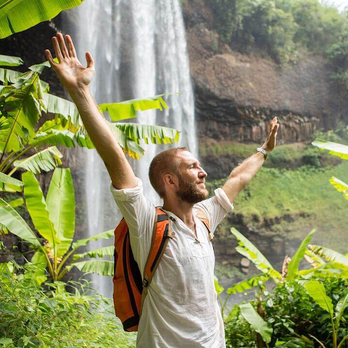 Life balance waterfall